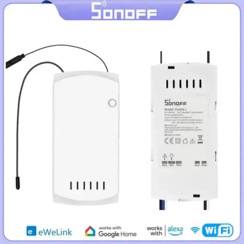 SONOFF IFan04 Wifi Smart Fan Switch Celling Fan/Light Controller 433 RF/eWelink