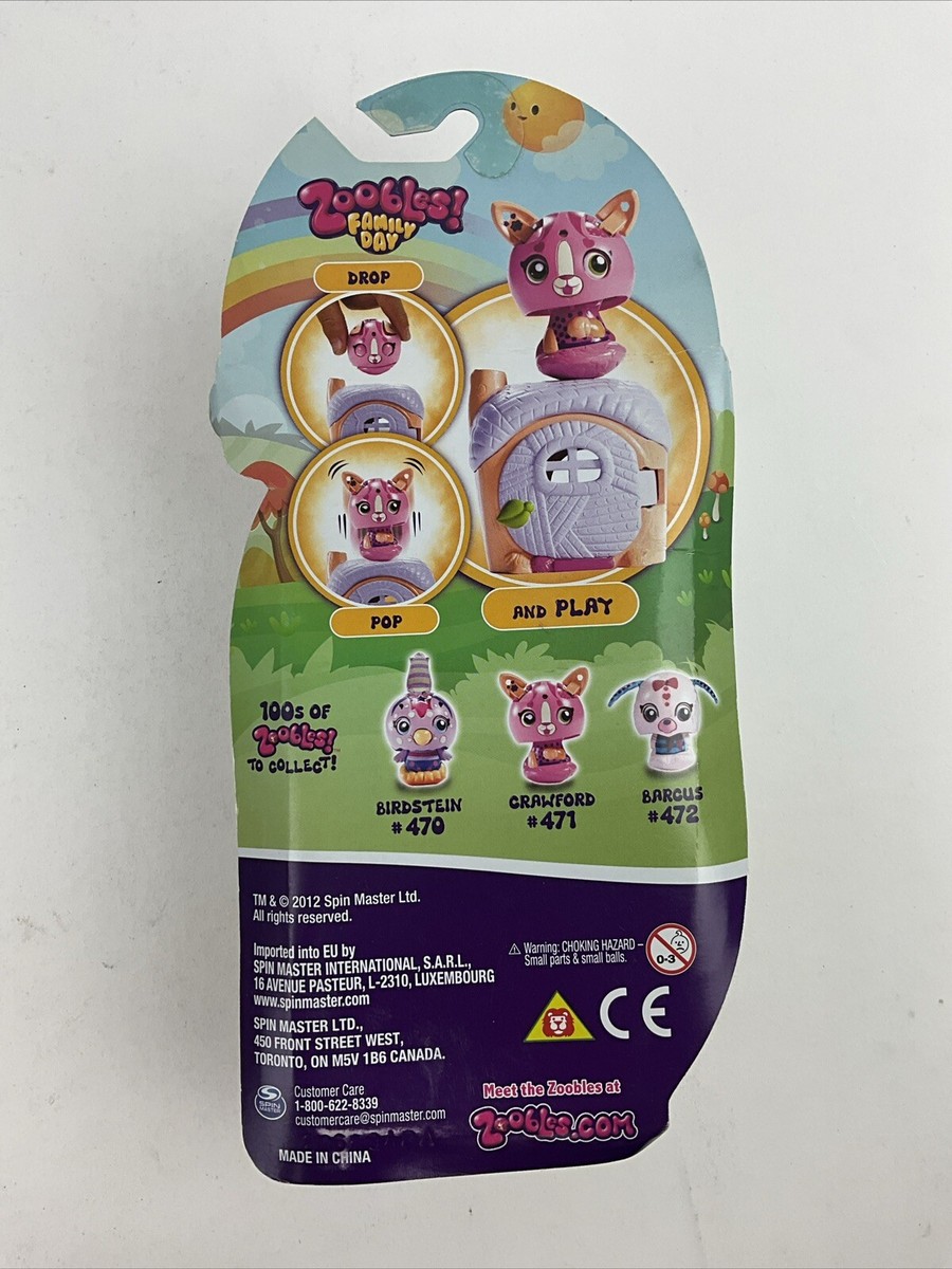 Zoobles Family Day Crawford #471 NIB