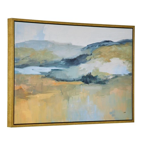 Uttermost Folded Hills Wood & Canvas Framed Landscape Art in Multi-Color - Picture 3 of 6