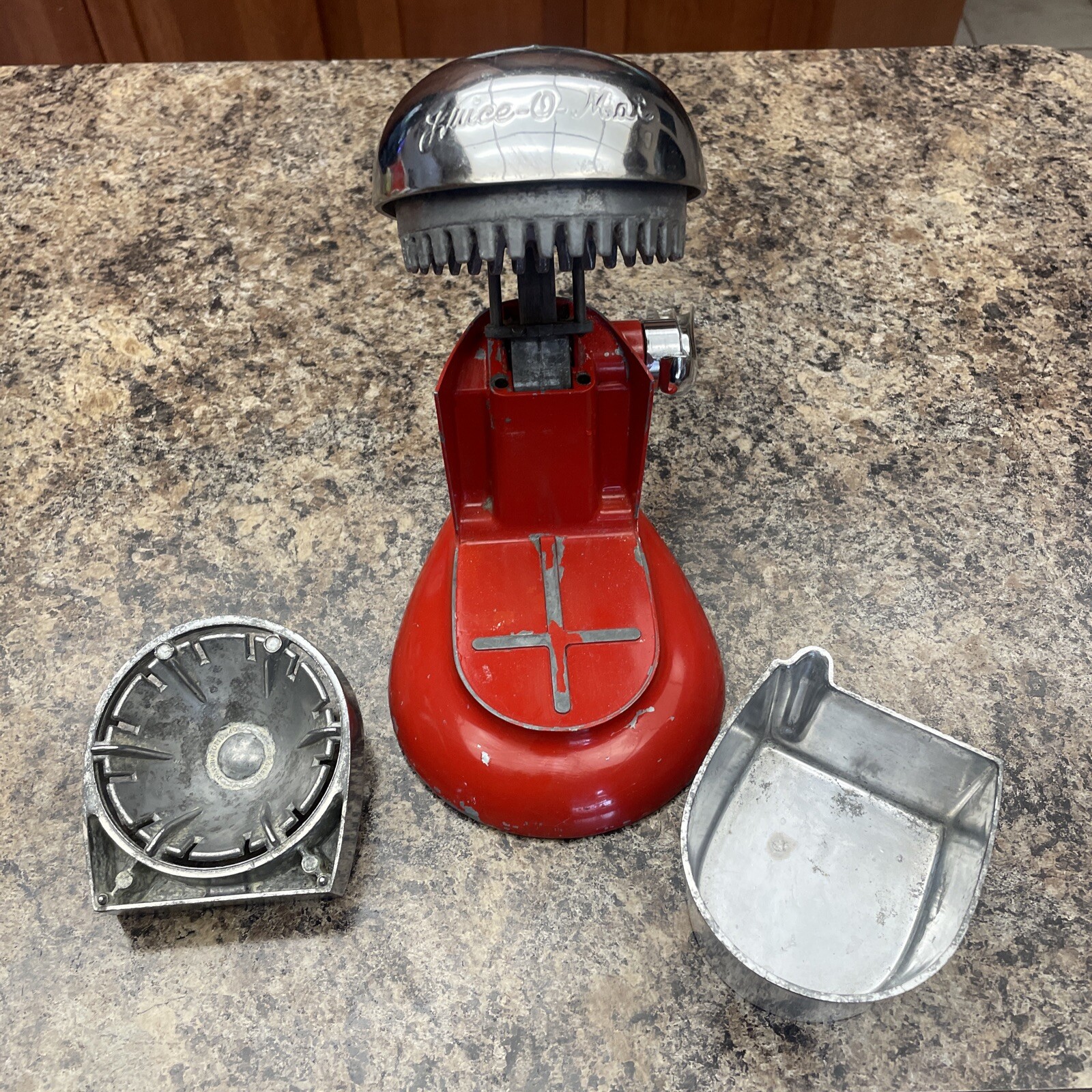 Vintage JuiceOMat Tilt Top Juicer Rival Mfg. Co. NJ848 Big red!!! eBay