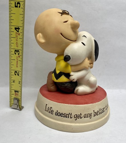 Peanuts Snoopy Figure "Life doesn't get any better than this" 2009 Hallmark SB - Picture 5 of 9