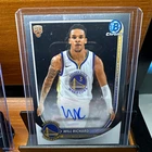 Topps Bowman 2025-26 Chrome Autographs Will Richard Warriors Auto RC BCA-WI