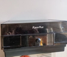 Flip-N-File Floppy Disk Case 80s Vintage Office 