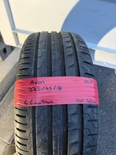 Avon Tyre 225/45/18 6.6mm Tread