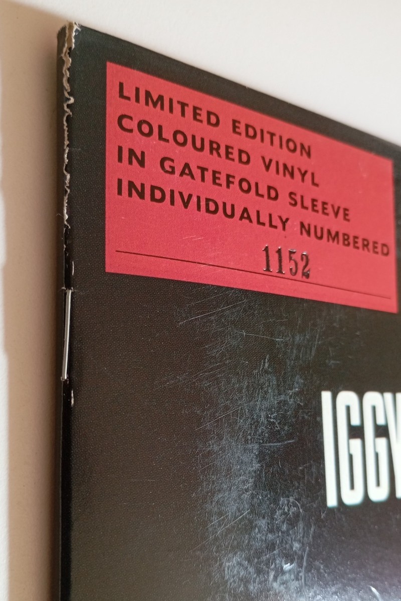 IGGY POP CANDY LIMITED EDITION NUMBERED GATEFOLD RED VINYL