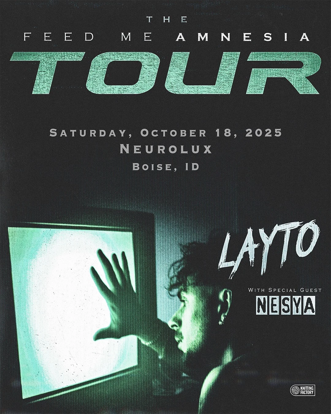 Customize Layto The Feed Me Amnesia Tour 2025 Poster