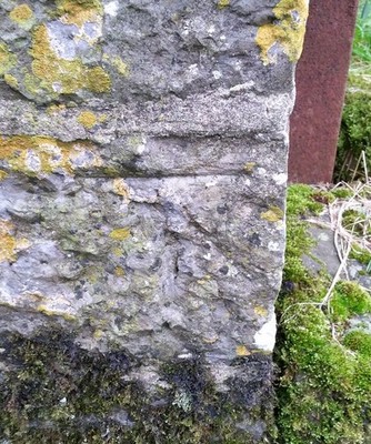 Photo 6x4 Ordnance Survey Cut Mark Llanddewi Velfrey This OS cut mark can c2017