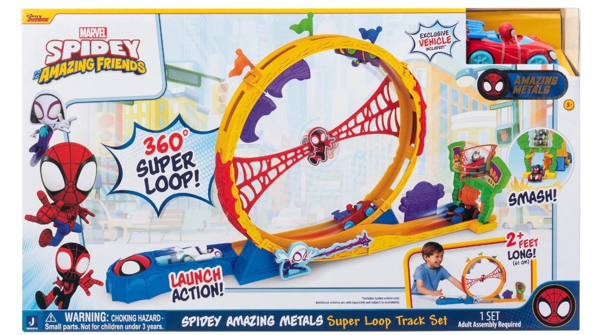 Spidey and His Amazing Friends Super Loop Track Set Toddler 