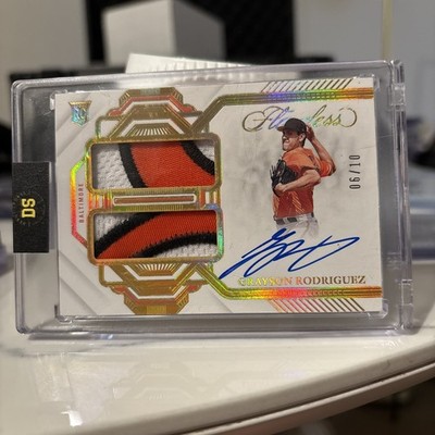 2023 Flawless Rookie Signatures /10 Grayson Rodriguez RPA Dual Patch Auto RC