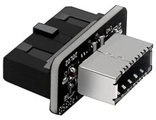 USB Front Panel Adapter,Vertical USB 3.1 Front Panel Socket Key-A Type-E to