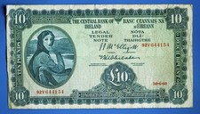 1960 Ireland Irish Eire Ten pounds £10 banknote, Lady Lavery [34165]