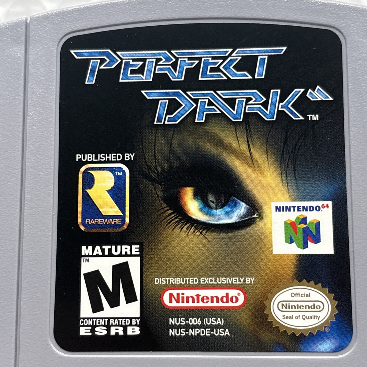 New Mint Perfect Dark Nintendo 64 N64 Authentic Cartridge Super