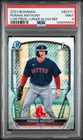 2023 BOWMAN CHROME PROSPECTS LUNAR GLOW REFRACTOR #BCP71 ROMAN ANTHONY PSA 9