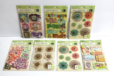Scrapbooking Sticker Lot of 7 Packages Words Phrases Dimensional Grand Adhesions