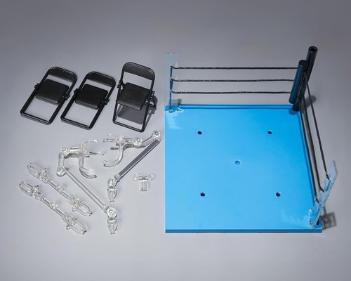 TAMASHII NATIONS - Act Ring Corner (Neutral) & Folding Chair Set for S.H.Figuart - Picture 3 of 6