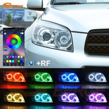 For Toyota Rav 4 Rav4 Iii 2005 - 2008 Multi Color Rgb Led Angel Eyes Bt App