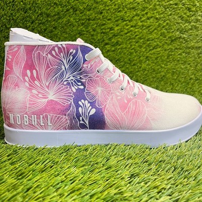 Nobull Canvas Mid Trainer Mens Size 11 White Pink Purple  display picture 2