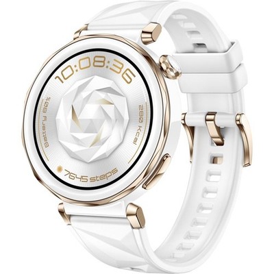 Huawei Watch GT5 Pro 42 MM Smartwatch Weiß (120 mm- 190 mm ) Fluorelastomer