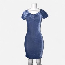Y2K vintage dress velour velvet going out chic 2000s going out size small