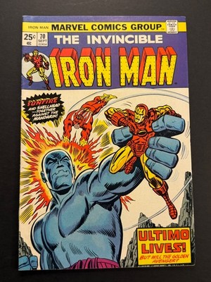 Iron-Man #70 1974 VG/FN Ultimo Sunfire Marvel