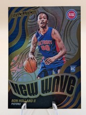 2024-25 Revolution Basketball Ron Holland II New Wave insert card #16 Pistons RC