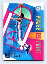#5 2020-21 Donruss Power in the Paint Joel Embiid Philadelphia 76ers