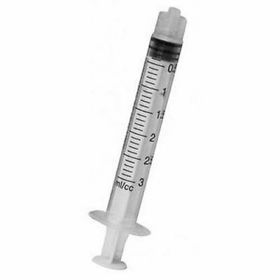 Sterile Luer Lock Syringe Without Needle 1cc 100/pk EXP:2026/04