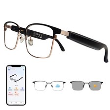 AI Translation Glasses Powered by Chat GPT, Bluetooth 5.3 Smart Glasses for W...