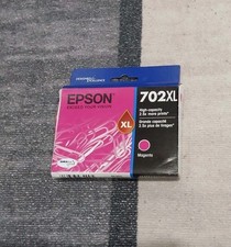 Epson 702XL DURABrite Ultra Magenta Ink Cartridge T702XL320 Exp02/27 NEW G