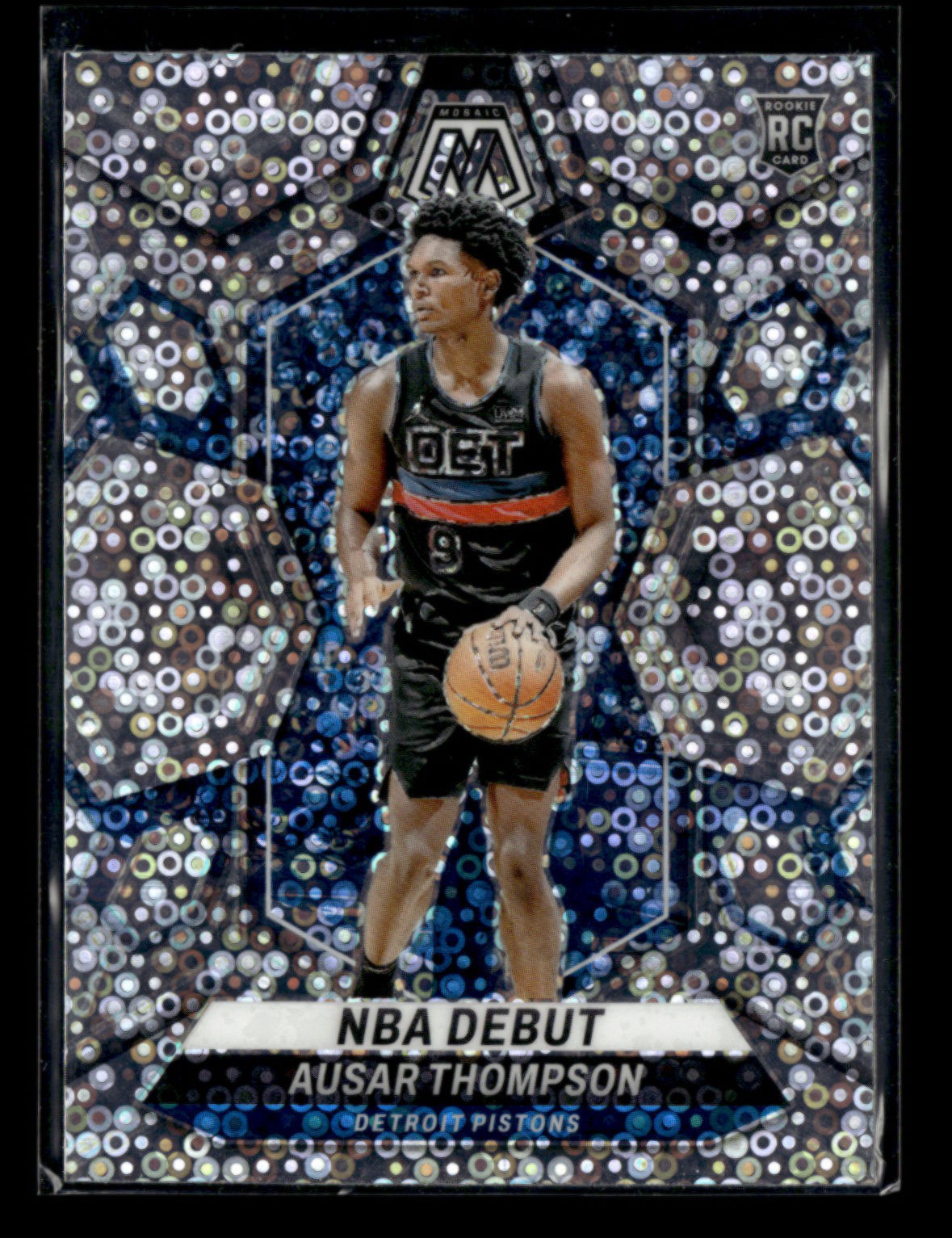 Ausar Thompson 2023-24 Panini Mosaic Nba Debut RC Silver Fast Break [jm41