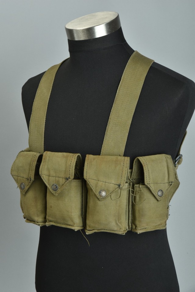 Rhodesian Fereday Webbing. Bush War Military Ammunition Magazine Chest ...