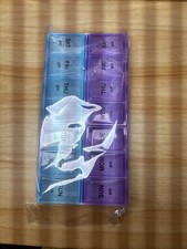 7-Day Weekly Pill Organizer Medicine Box Storage Case AM/PM