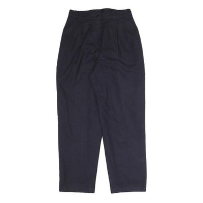 SAG HARBOR Damen Wollmischung Navy Relaxed Tapered Hose W27 L28 Büro