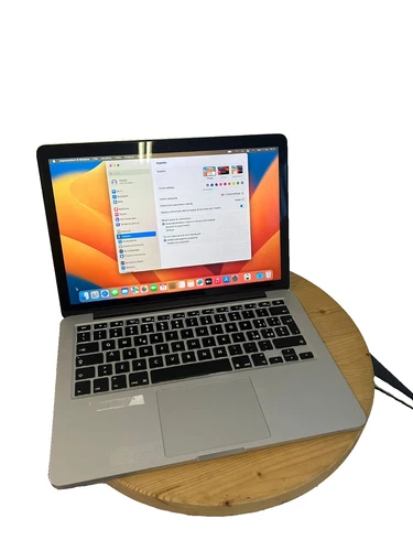 MACBOOK PRO 2015 core i5 8GB RAM 256GB SSD A1502 VENTURA OPEN COR RICONDIZIONATO
