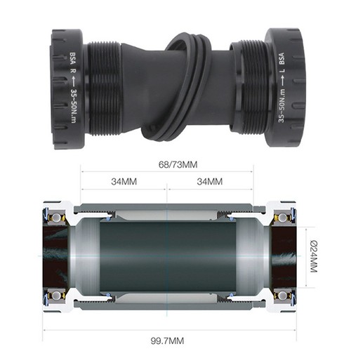 Jeu de manivelle OR8 140 110 bcd forgé noir