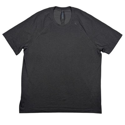 Lululemon Metal Vent Tech Shirt Mens XXL Grey Short Sleeve Seamless Athletic 2.0