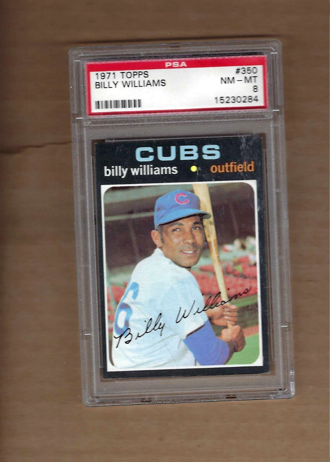 1971   TOPPS   BILLY  WILLIAMS  #  350    PSA   8