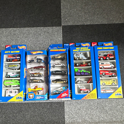 Hot Wheels City Action 5er Set Einsatzfahrzeuge 1:64
