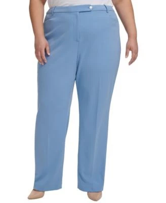 Calvin Klein Plus Size Mid-Rise Straight-Le 197383282991 S P RT $109.0