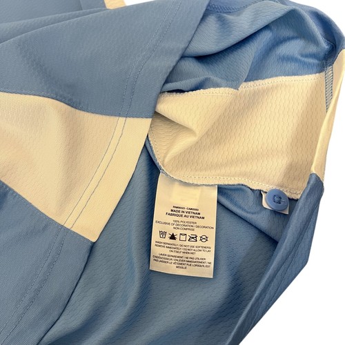 Nike Baseball Trikot Jungen Größe L Hellblau Weiß Kurzarm V-Ausschnitt - Bild 6 von 8