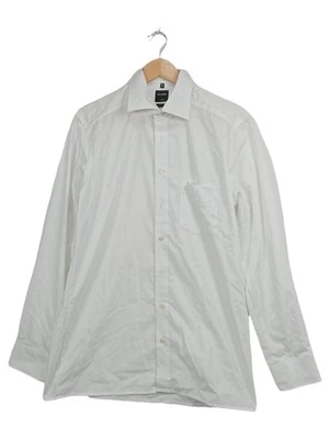 Olymp Chemise Habillée Homme Blanc Manches Longues Business (EU 48, INT M) - Photo 1/4