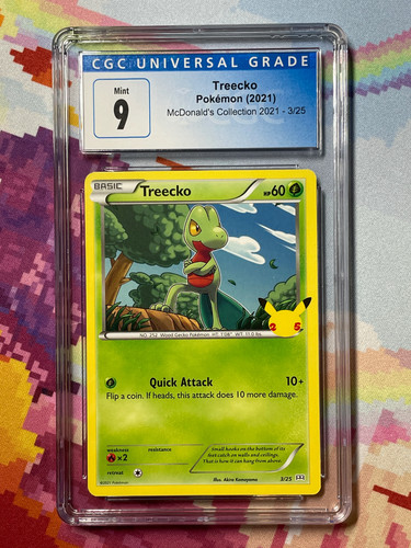 Treecko graded CGC 9 for sale on eBay