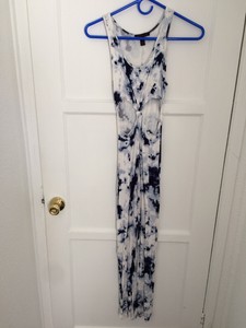 front cut maxi dress