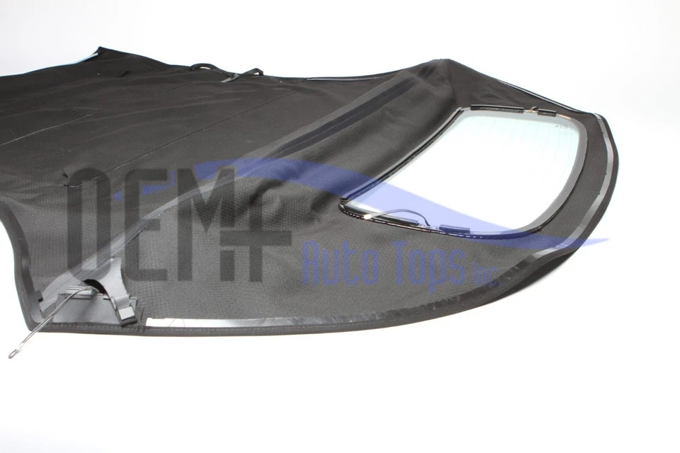 Tapa blanda convertible de repuesto para BMW 128i, 135i Cabrio 2008-2014 RPC negro Foto 4 de 4