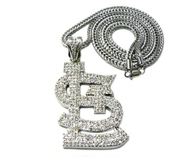 NEW ICE BLING STL PIECE & 30'' FRANCO CHAIN