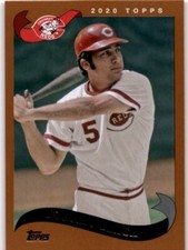 JOHNNY BENCH 2020 Topps Archives 2002 Design #274 Reds HOF