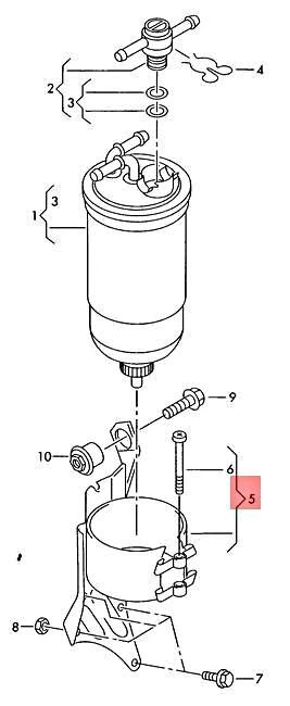 Genuine AUDI VW SKODA A4 Avant S4 quattro A6 S6 Passat Retainer 8D0127224D - Image 2 of 2