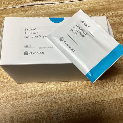 Lot of 2 Coloplast Brava Adhesive Remover Wipes 30 Count 120115 New. Exp 2027 - Picture 2 of 3