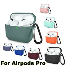 New For Apple Airpods Pro 3 Case Silicone Shockproof Protective Cover W/Keychain