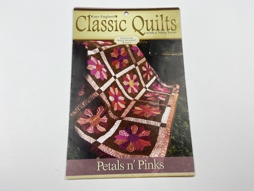 classic quilts petals n pinks quilt pattern kaye england nifty twists - 第 1/3 張圖片